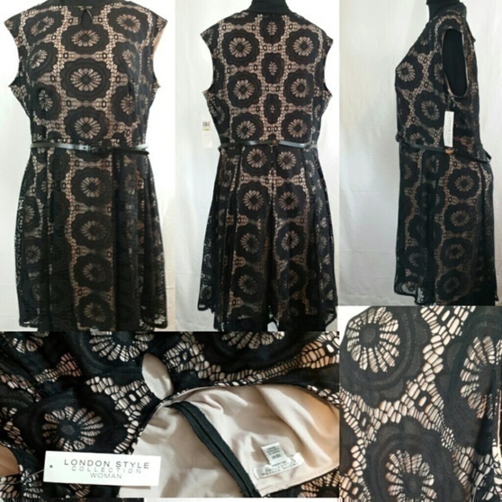 London Style Collection Woman Embroidered Dress